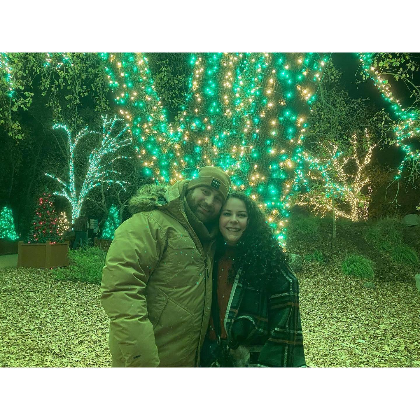 First trip through the Redding Garden of Lights in 2021.