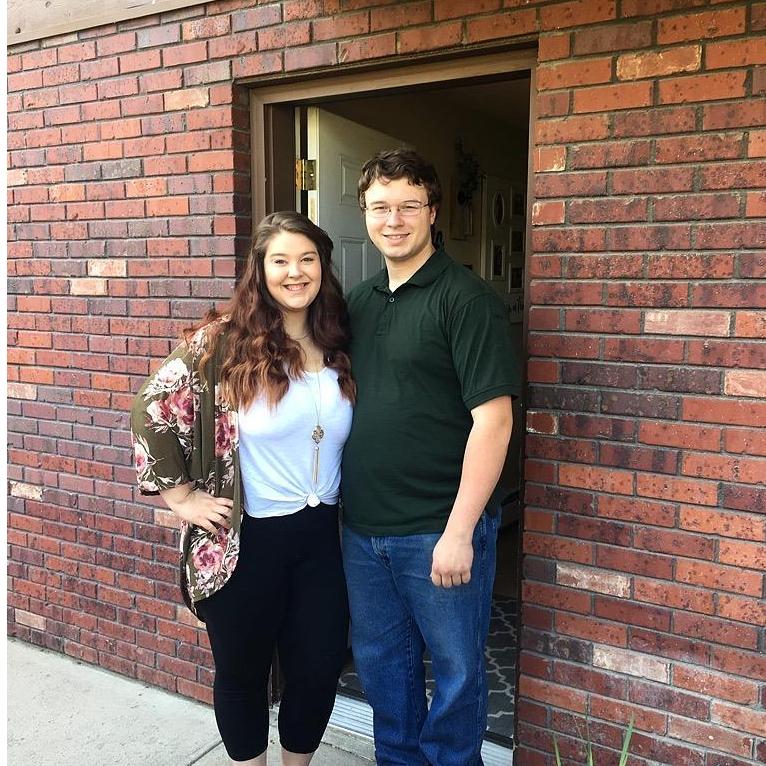 This was taken when we moved into our first apartment together in CO!