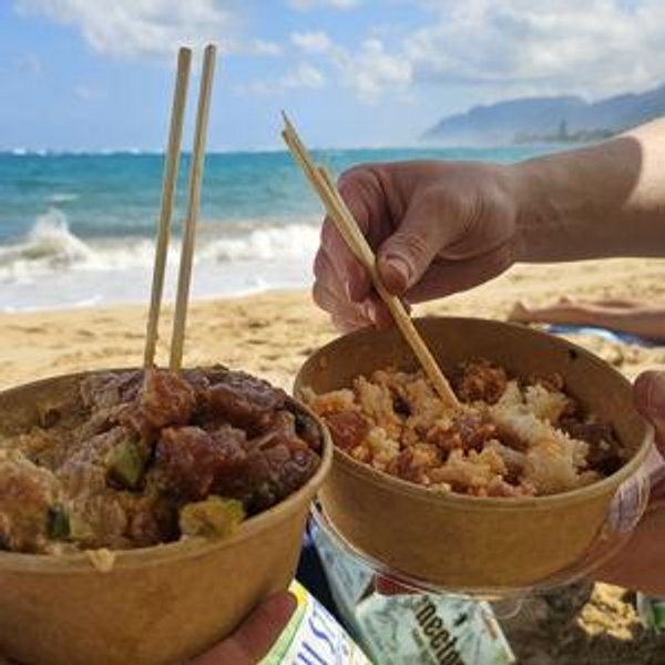 Tuna Bowls On The Beach