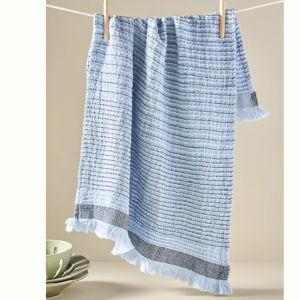 Slate or Blue Peyton Oversized Waffle Dish Towel