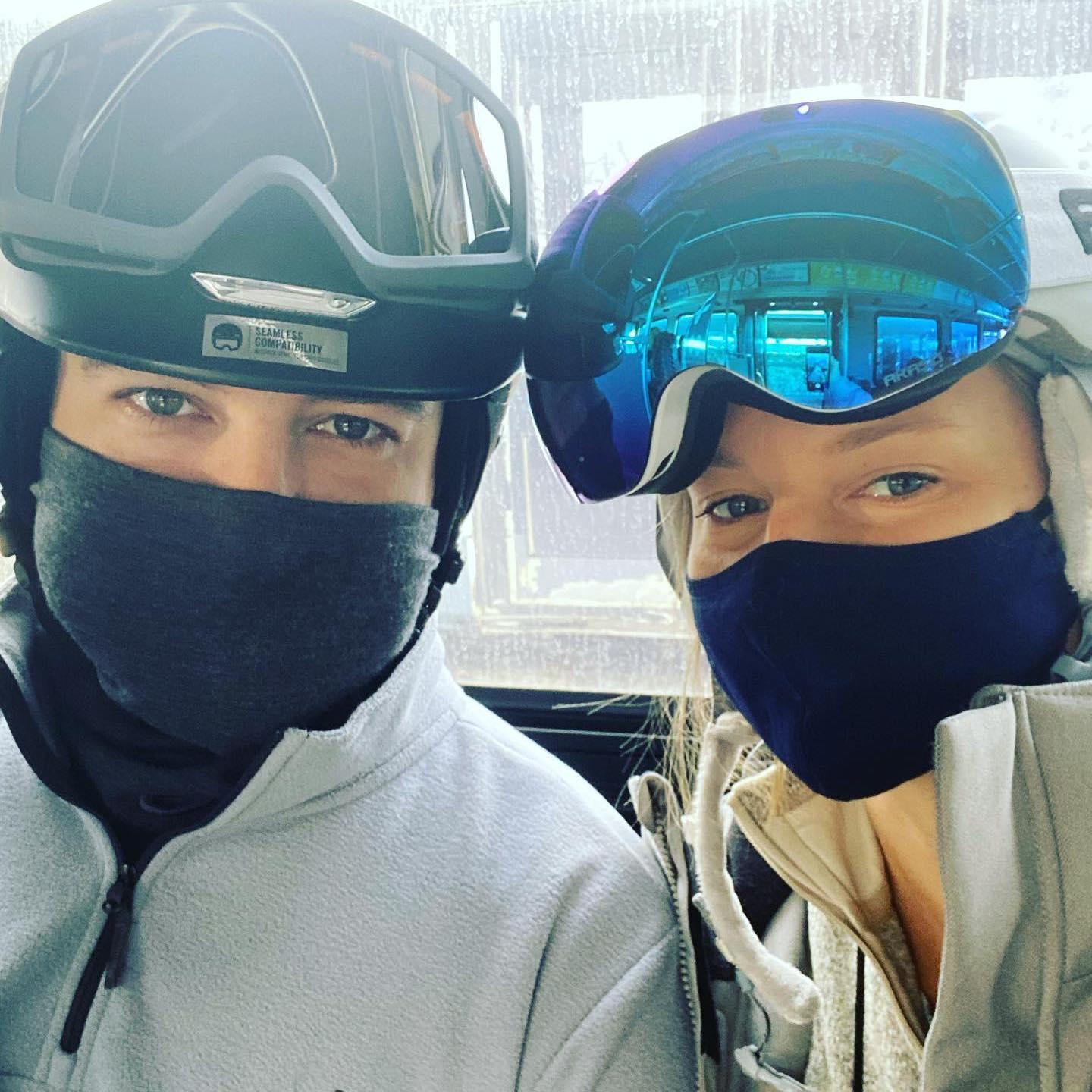 Snowboarding during COVID