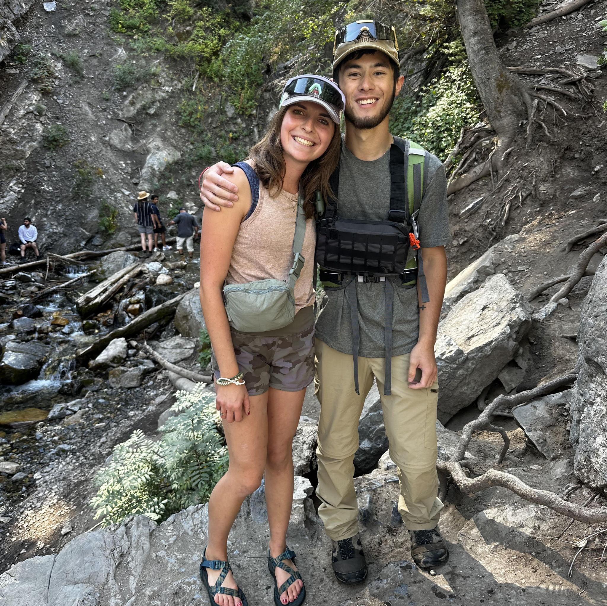 Bree and Max always finding new hikes out here in Utah!