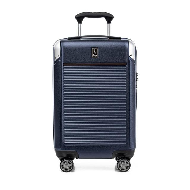 Travelpro Platinum Elite Expandable Hardside Spinner Luggage, True Navy, Carry-on 21-Inch