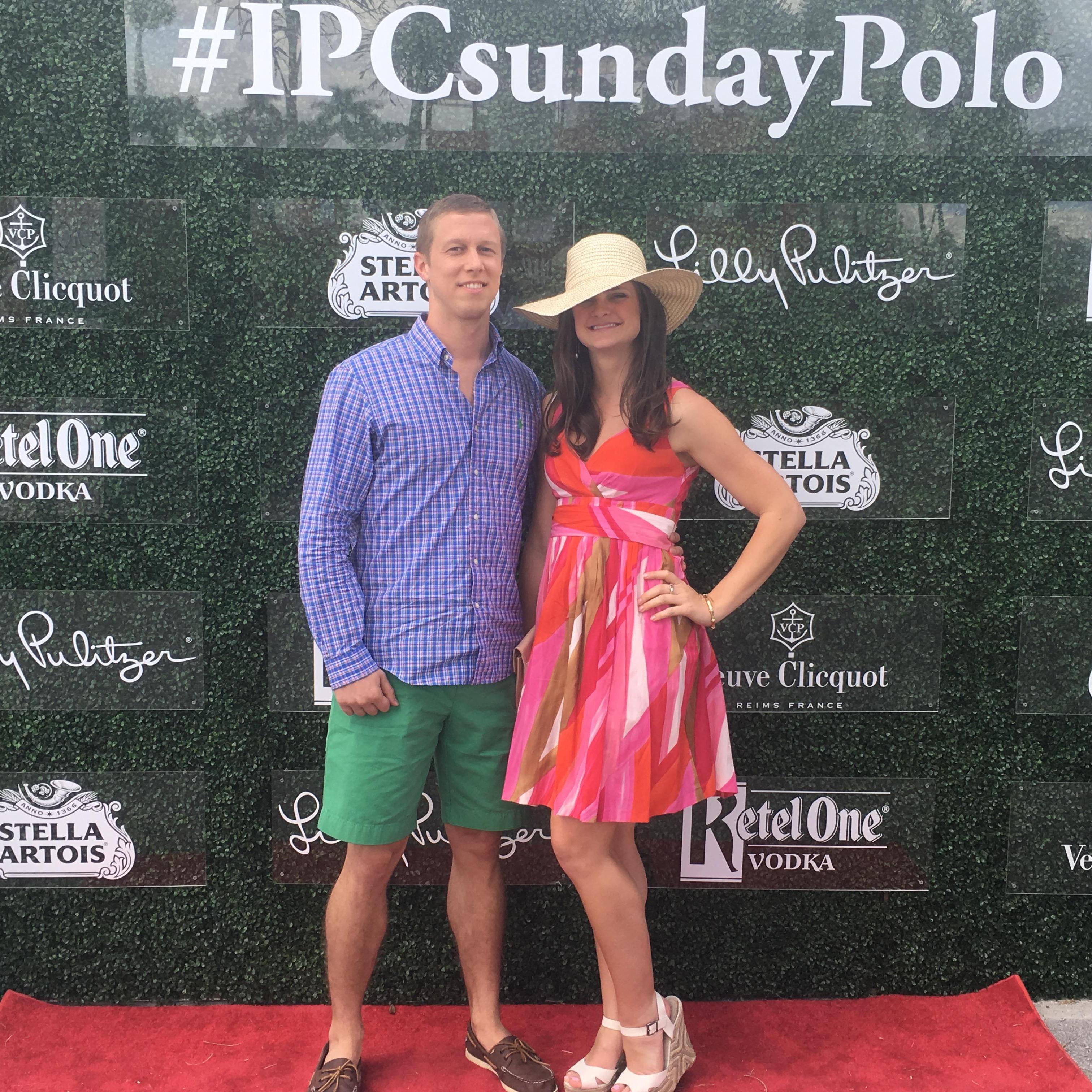 One of our dates in the first month of our relationship--Polo!