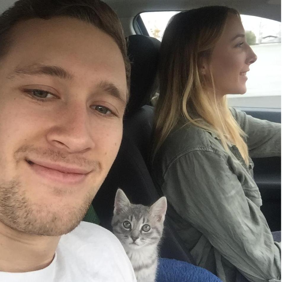 Indie's first road trip on our way to Thanksgiving at MJ & Todd's in Ojai.
