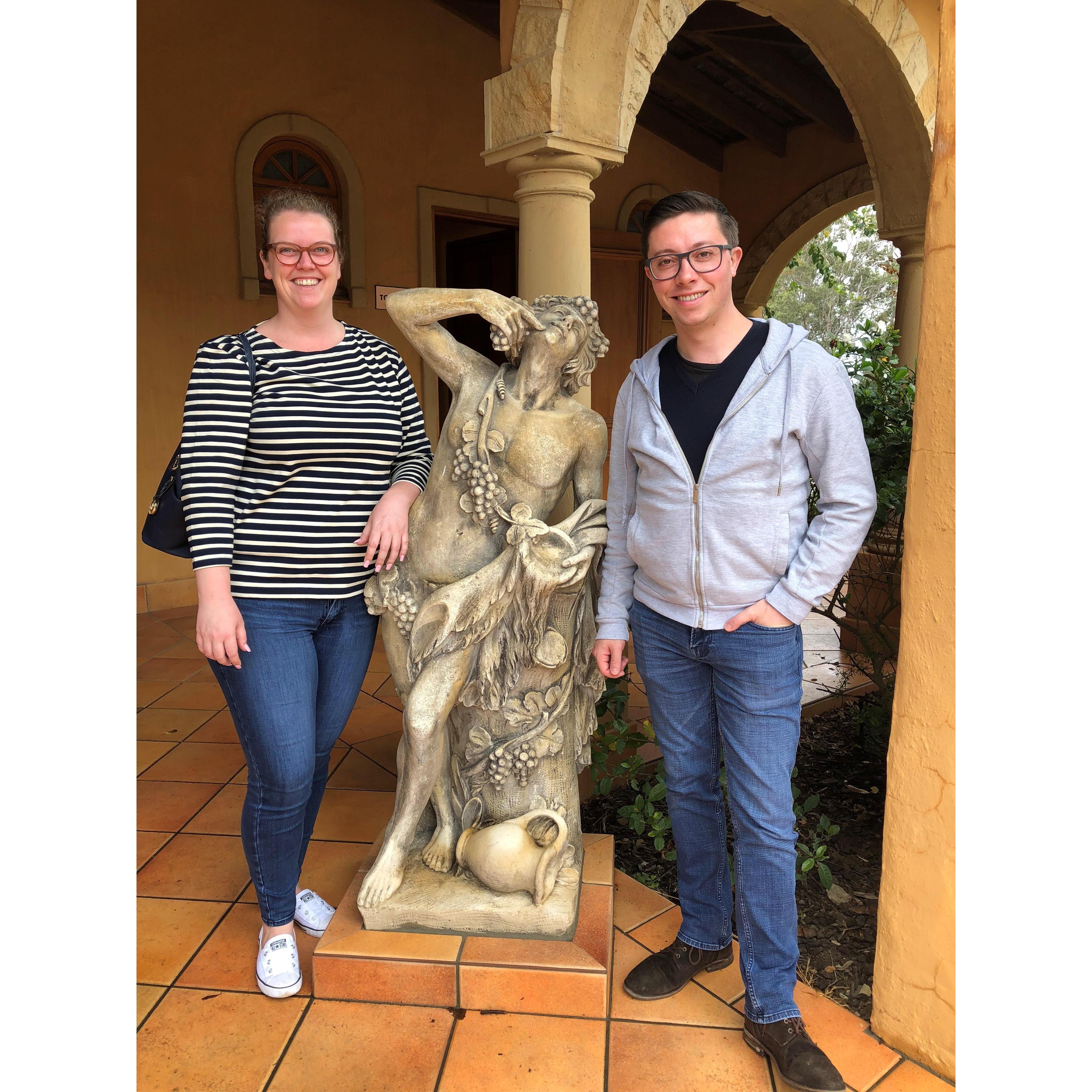 Hanging with our favourite Roman god in the Hunter Valley - October 2018
