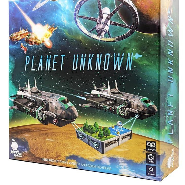 Planet Unknown, Strategy Board Game, for 1 to 6 Players and Ages 10+, Adam's Apple Games