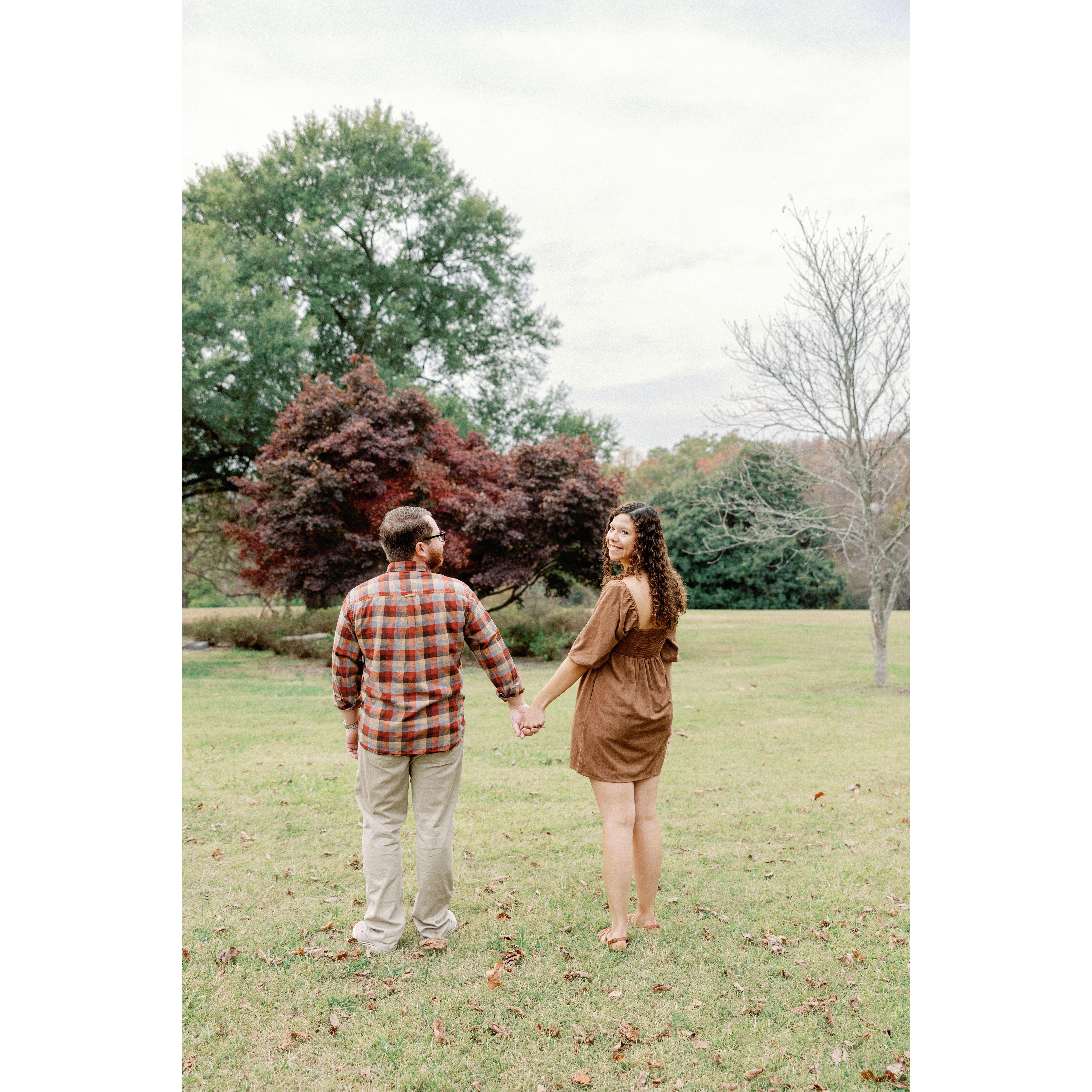 Engagement shoot at Maymont Park, RVA.