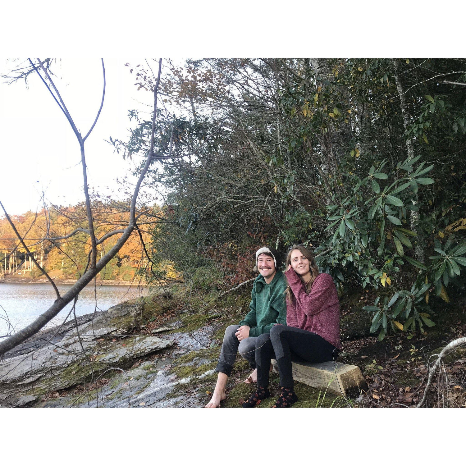 2018, one of our first little dates, drew planned a canoeing trip for us :)