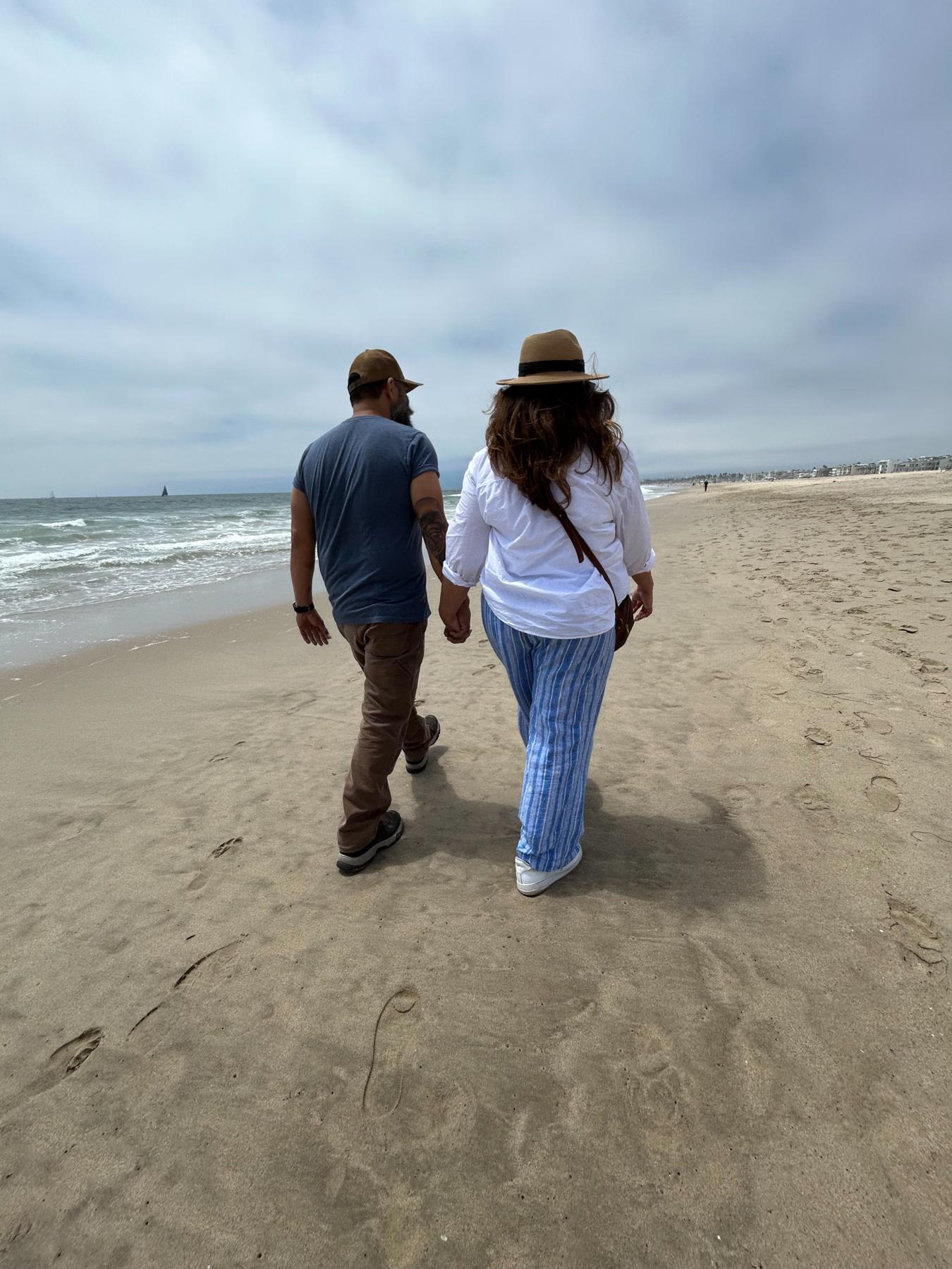 At our favorite spot in Marina Del Rey CA