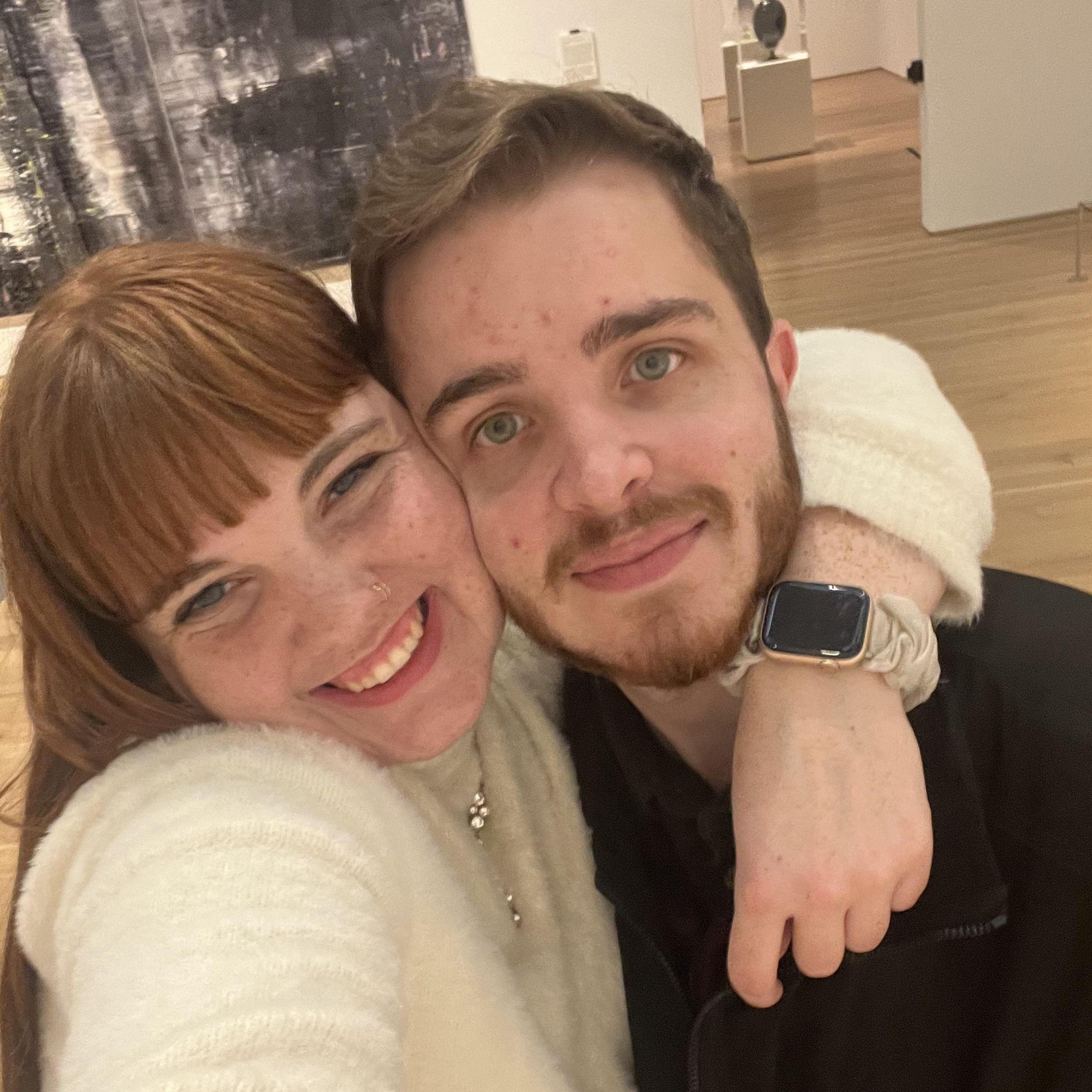 We said "I love you" for the first time right after this selfie!