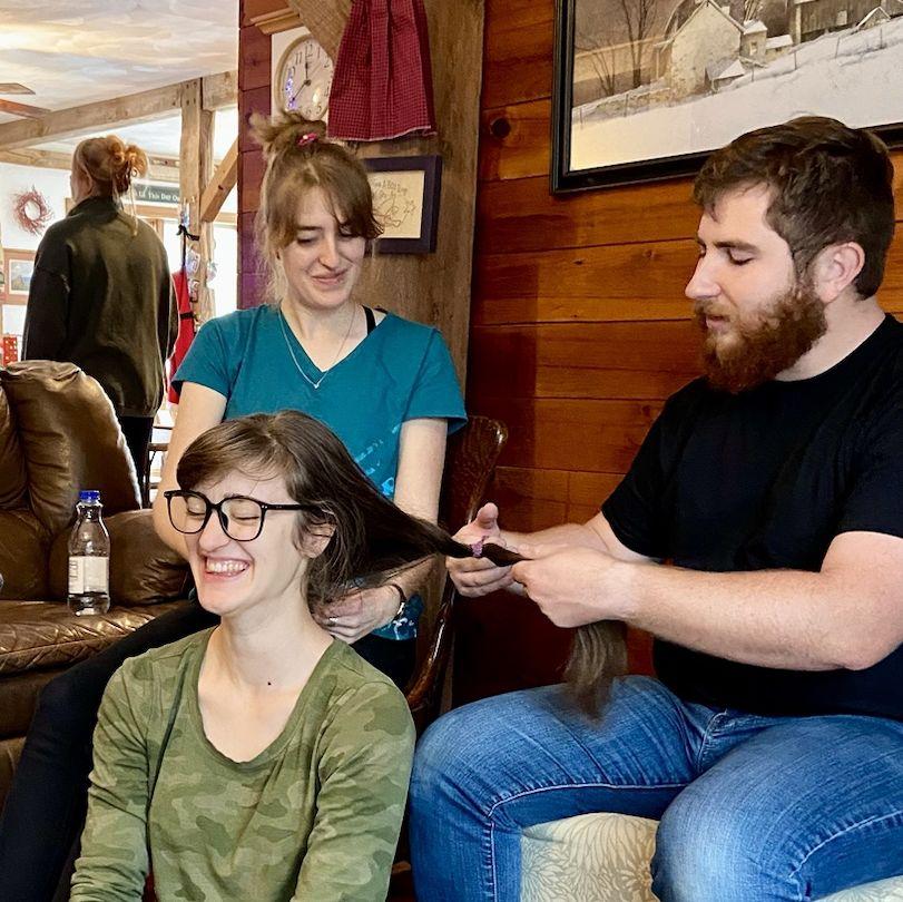 Learning how to do hair over Christmas