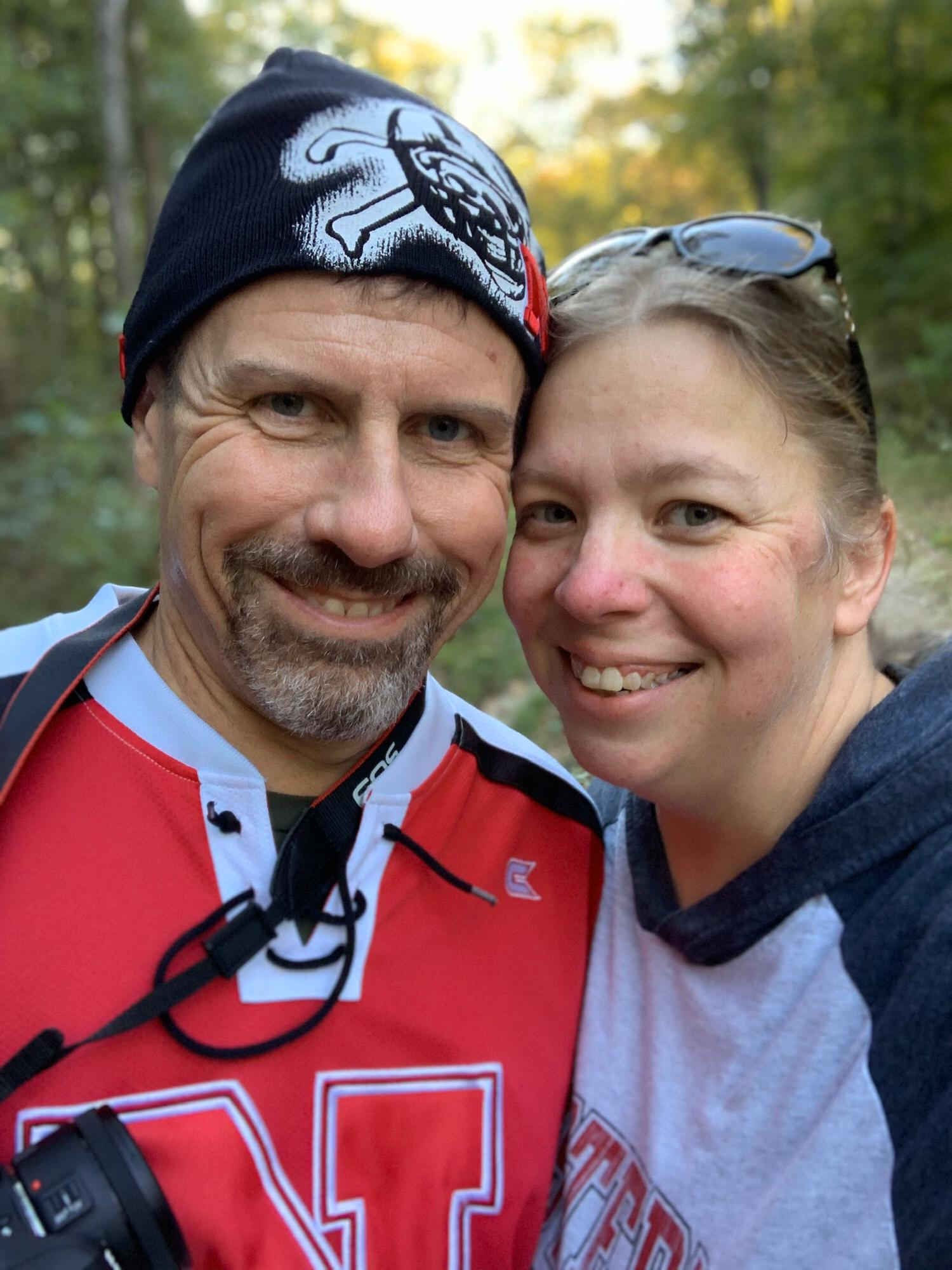 Hiking at rotary park.