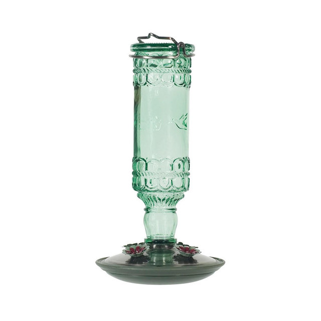 Perky-Pet 8108-2 Hummingbird Green Antique Bottle Feeder