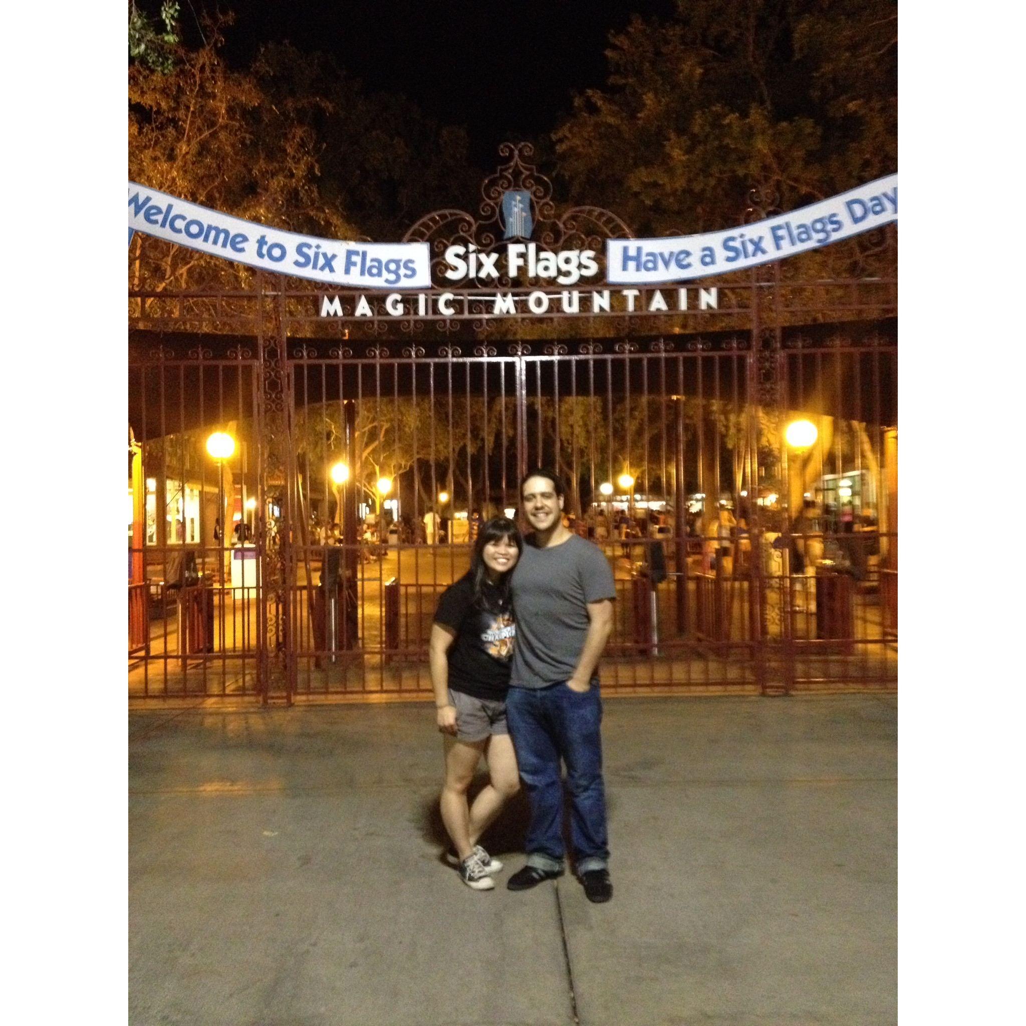 Definitely the perfect amusement park weekend. :) Circa 2014.