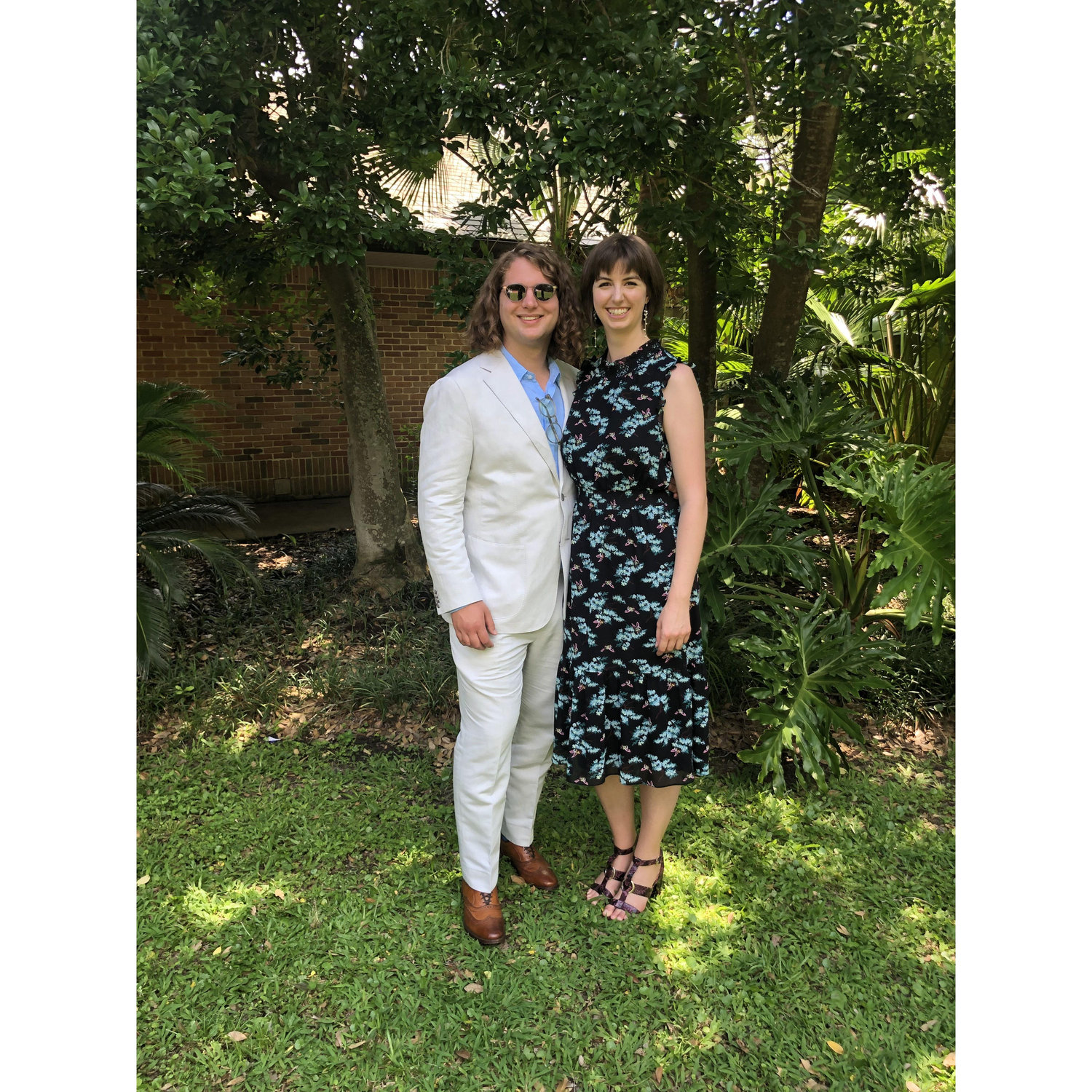 5/29/2022 - Our first trip to New Orleans together to celebrate Liz's college friends' wedding. We clean up nice.