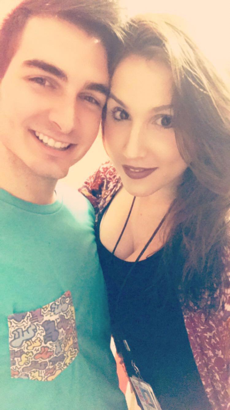 Our first photo we ever took together!