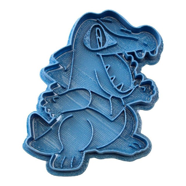 Cuticuter Totodile Pokémon Cookie Cutter, Blue, 8 x 7 x 1.5 cm