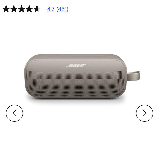 Bose SoundLink Flex Portable Speaker (2nd Gen) Sandstone