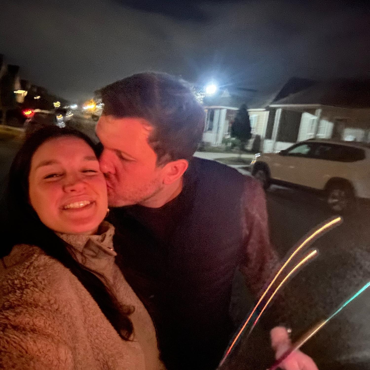 My first and forever New Year’s kiss
