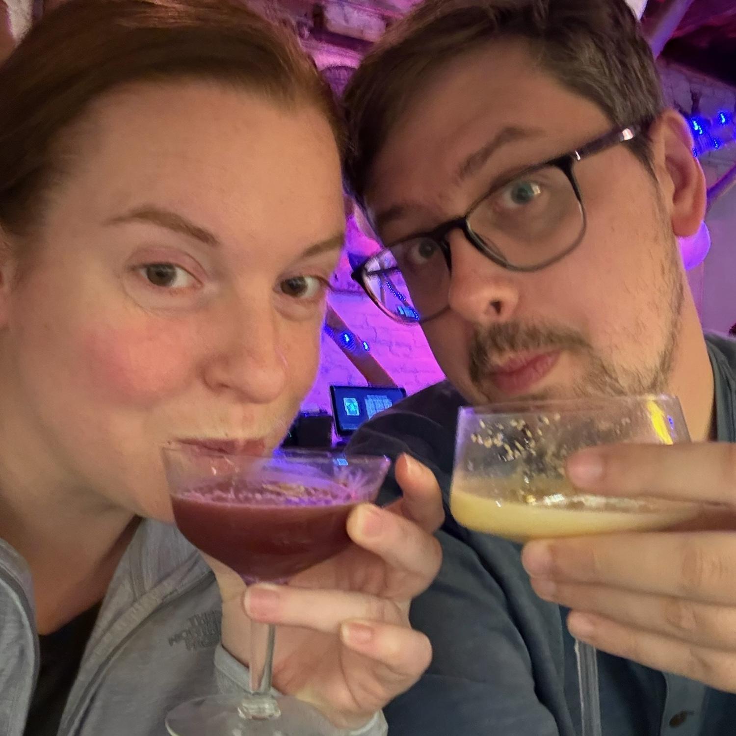 Fun fact: we love cocktails! These were fun ones during a a celebratory dinner at a ramen spot we like.
