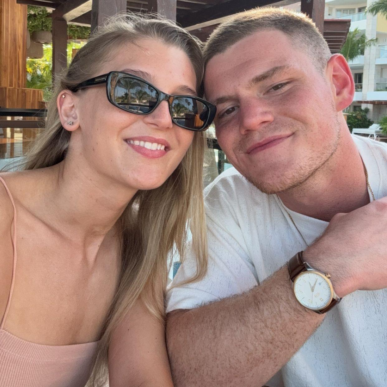 Our first pic from our first trip to Cancun