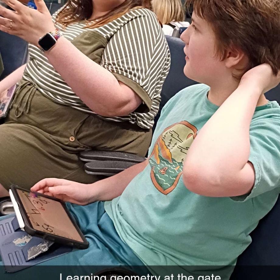 When your sister-in-law is a math teacher.