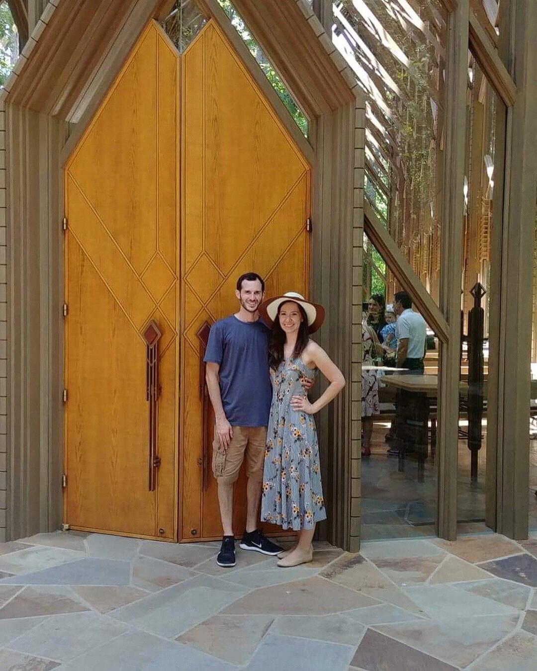 We escaped the heat and ran into the Anthony Chapel. I was immediately smitten with this place!