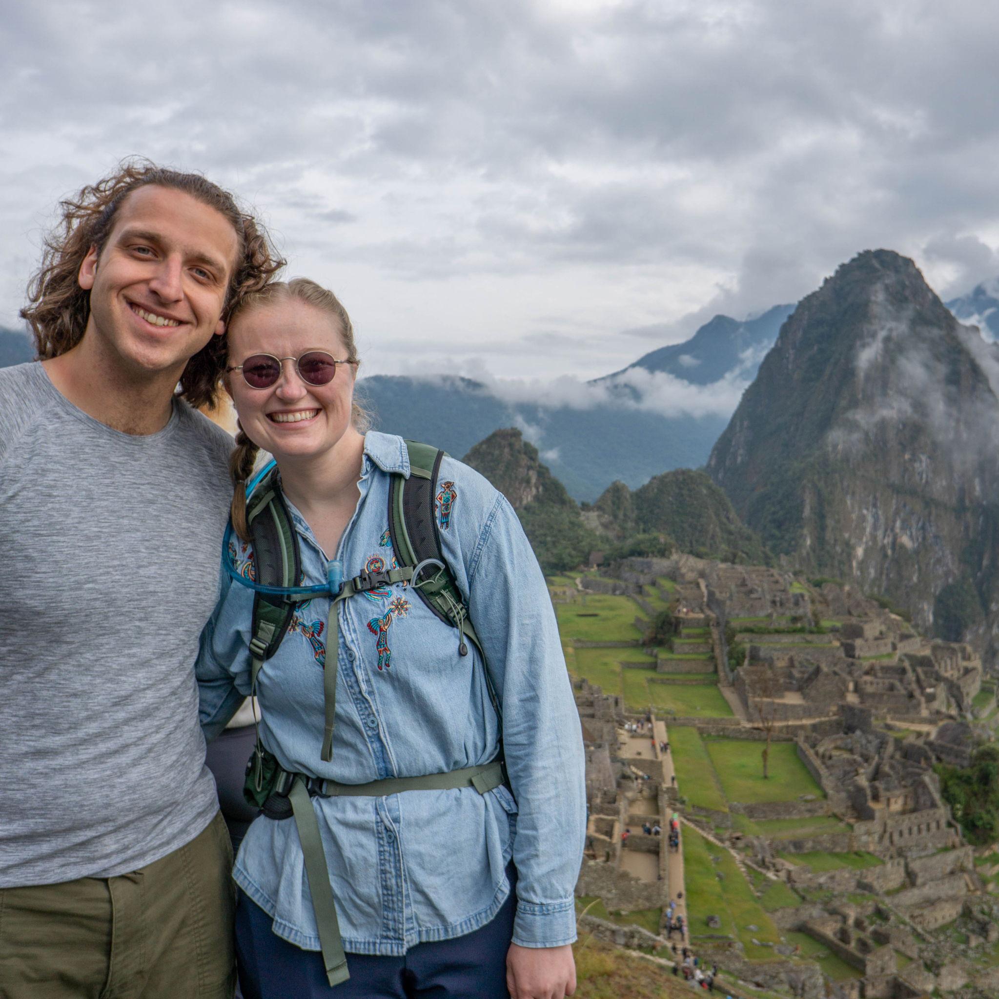 First sight of Machu Picchu