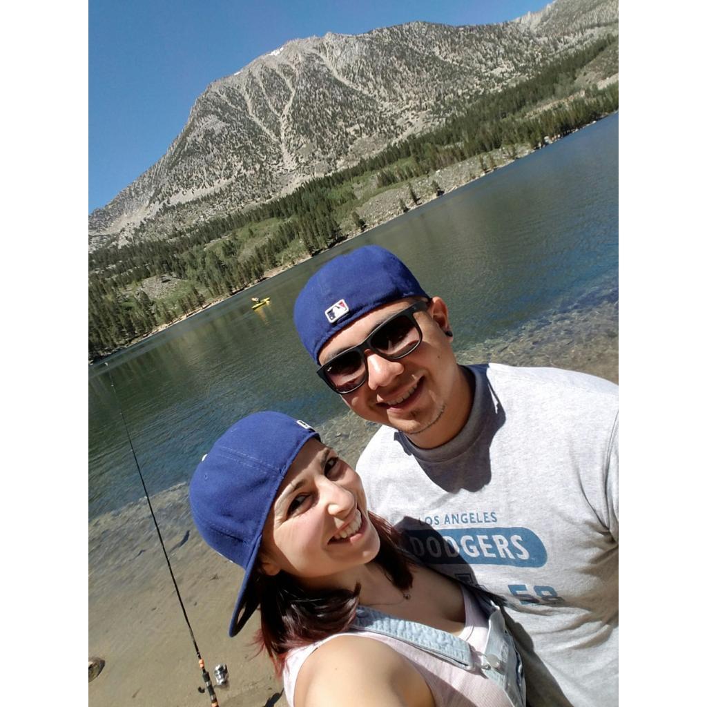 First Camping Trip together. Moments later Dougie caught his first fish...TWICE! Best first catch story ever! 8/5/2016