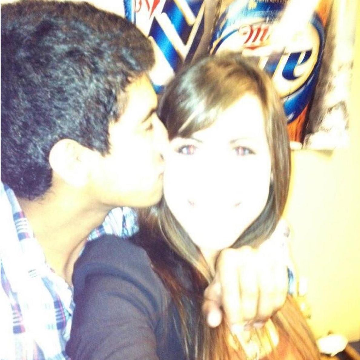 Our first photo together in 2011... the iPhone camera was not as advanced back then...