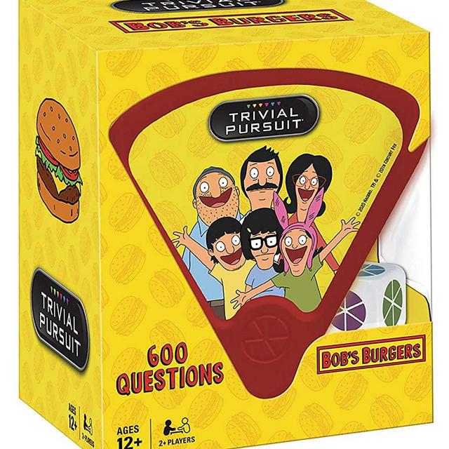 Trivial Pursuit Bob's Burgers (Quickplay Edition) | Trivia Game Questions from Bob's Burgers | 600 Questions & Die in Travel Container | Officially Licensed Bob's Burgers Game…