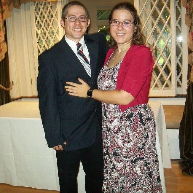 My handsome wedding date at my cousin's wedding in 2018