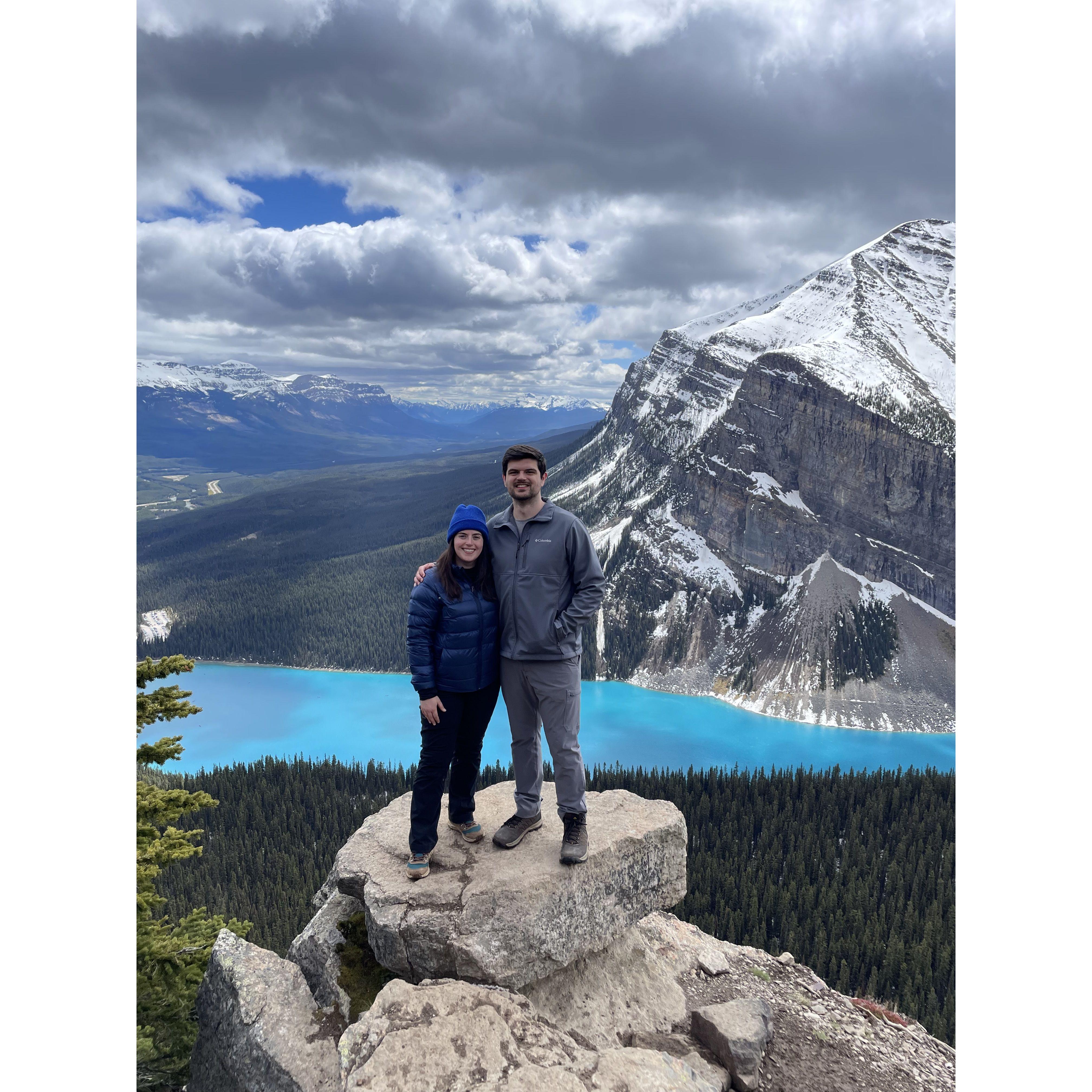 Little Beehive in Banff National Park, where we could have stayed all day and stared at endless beauty all around us. We'll definitely be going back to Canada in the future!