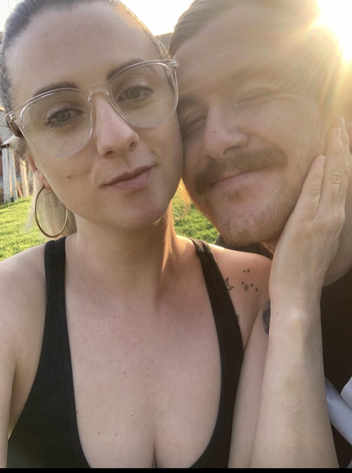Our first photo together. May 2021.