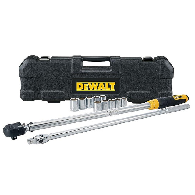 DEWALT Torque Wrench Tool Set, Tire Change Kit, 12 Piece (DWMT45012)