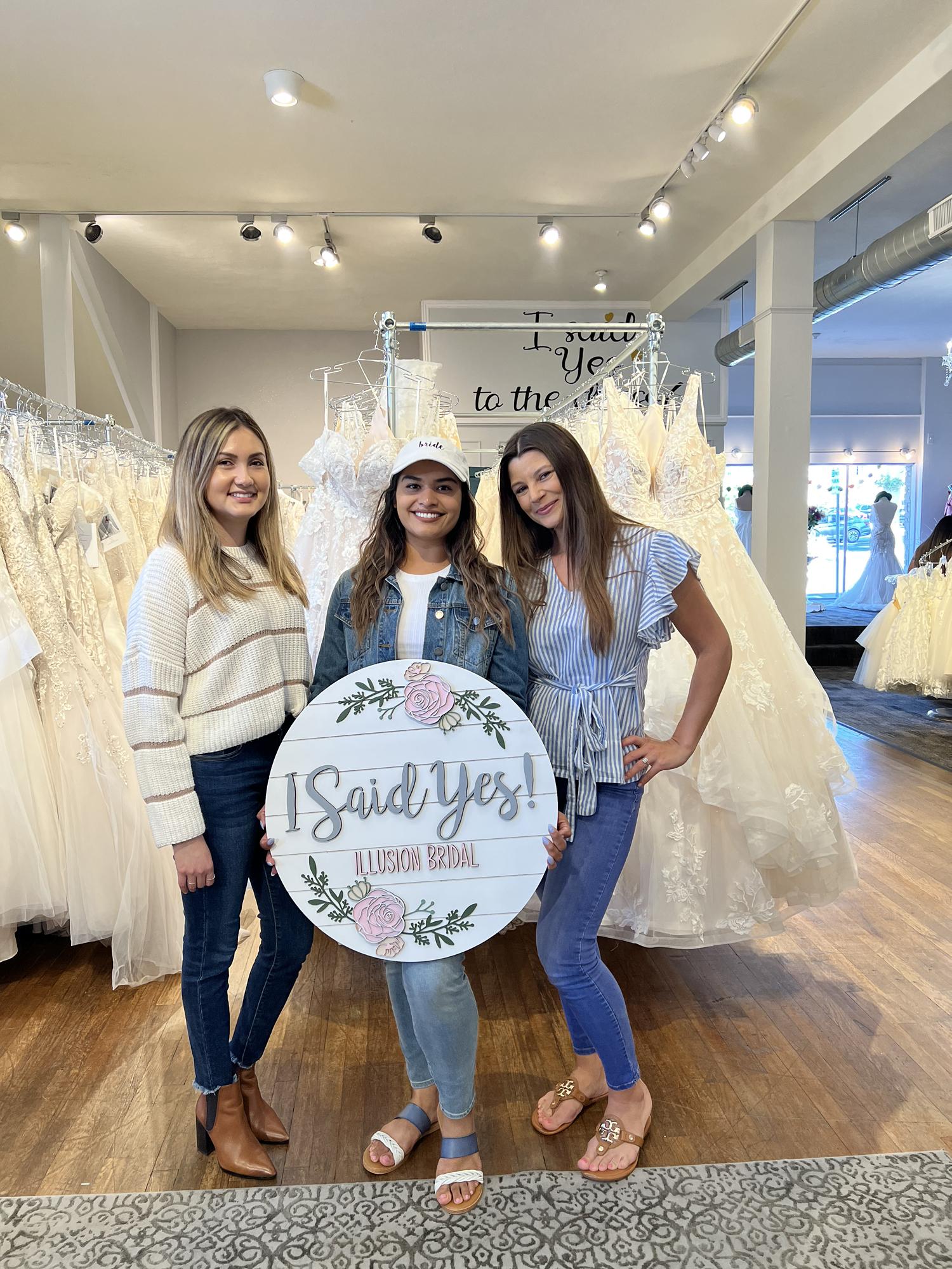 She said Yes to the Dress !