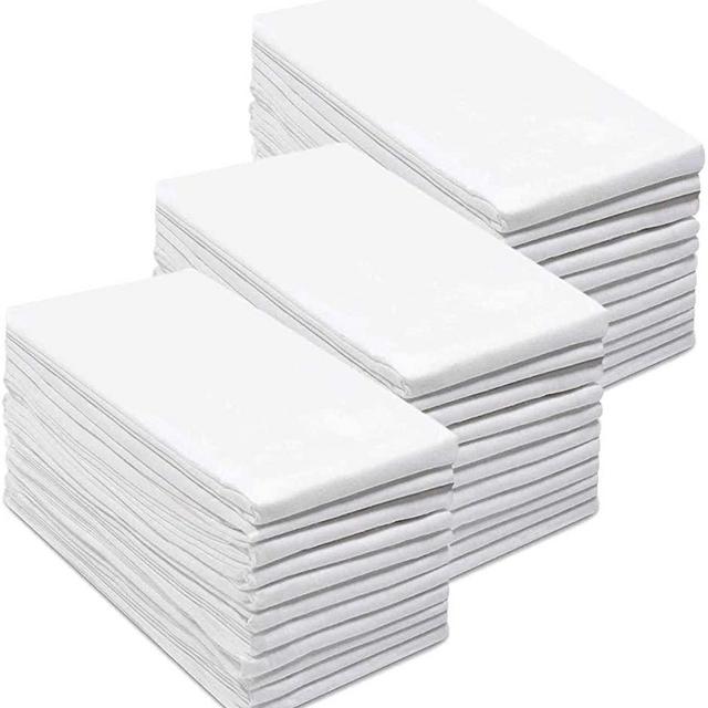 Simpli-Magic 79374 Flour Sack Towels, Premium, White, 12 Pack