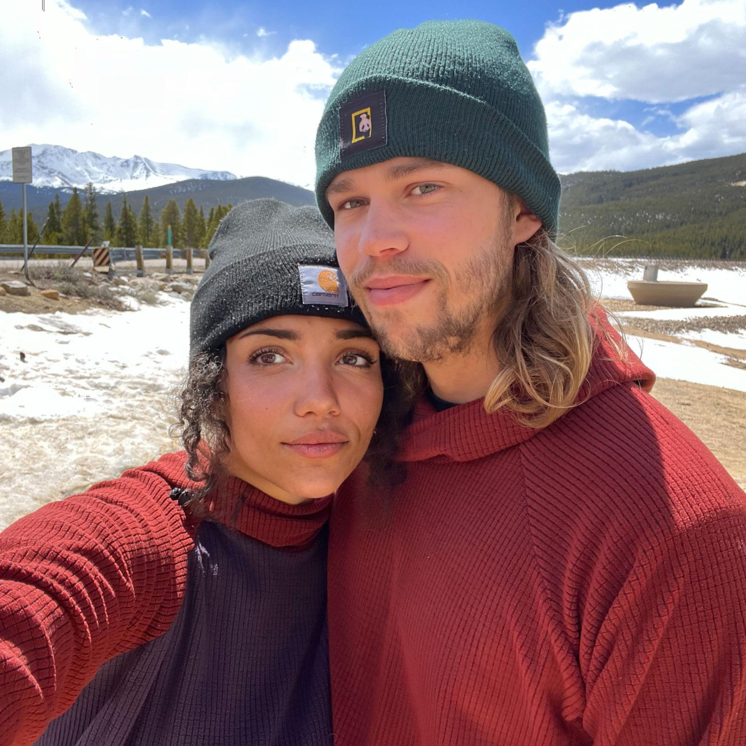 The very beginning of our relationship! Our first selfie together!