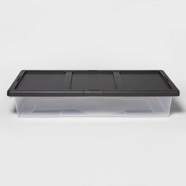 Underbed Latching Storage Bin Clear - Made By Design™