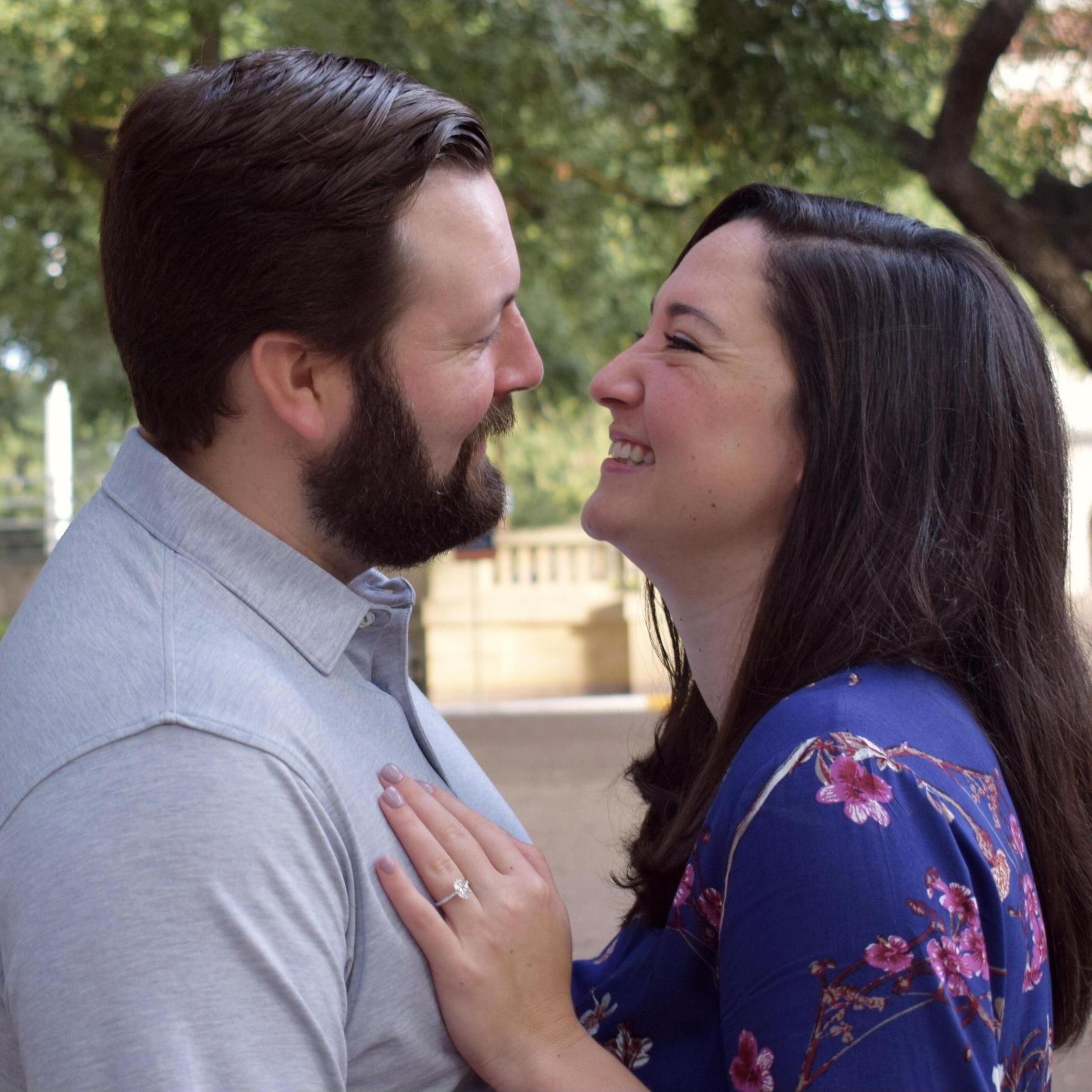 Engagement photos in Austin, November, 2020