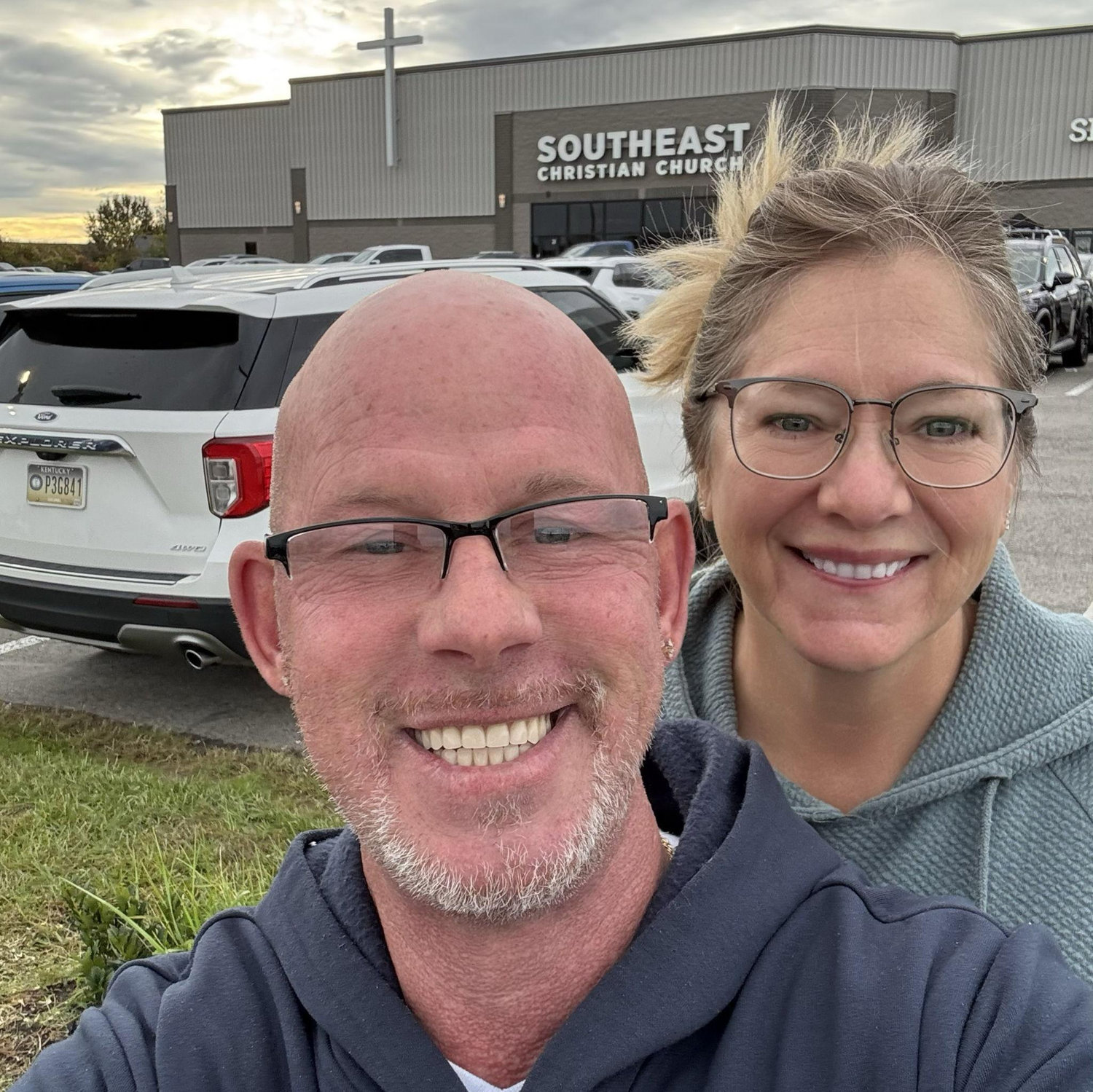 Another of our favorite before-church selfies.