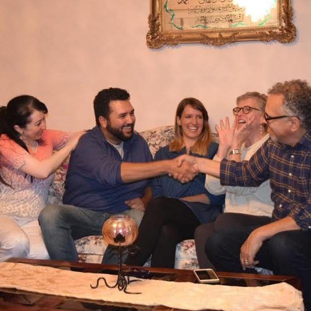 Getting officially engaged in the presence of both our parents