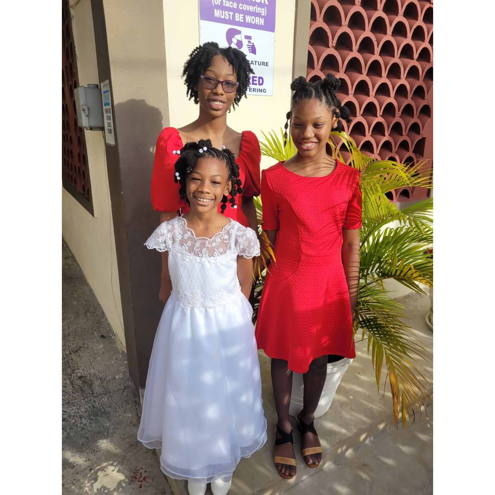 Niece's Mesialah, Myesha and Malaya, my girls.