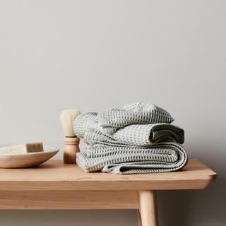 Waffle Bath Towel, Set of 2