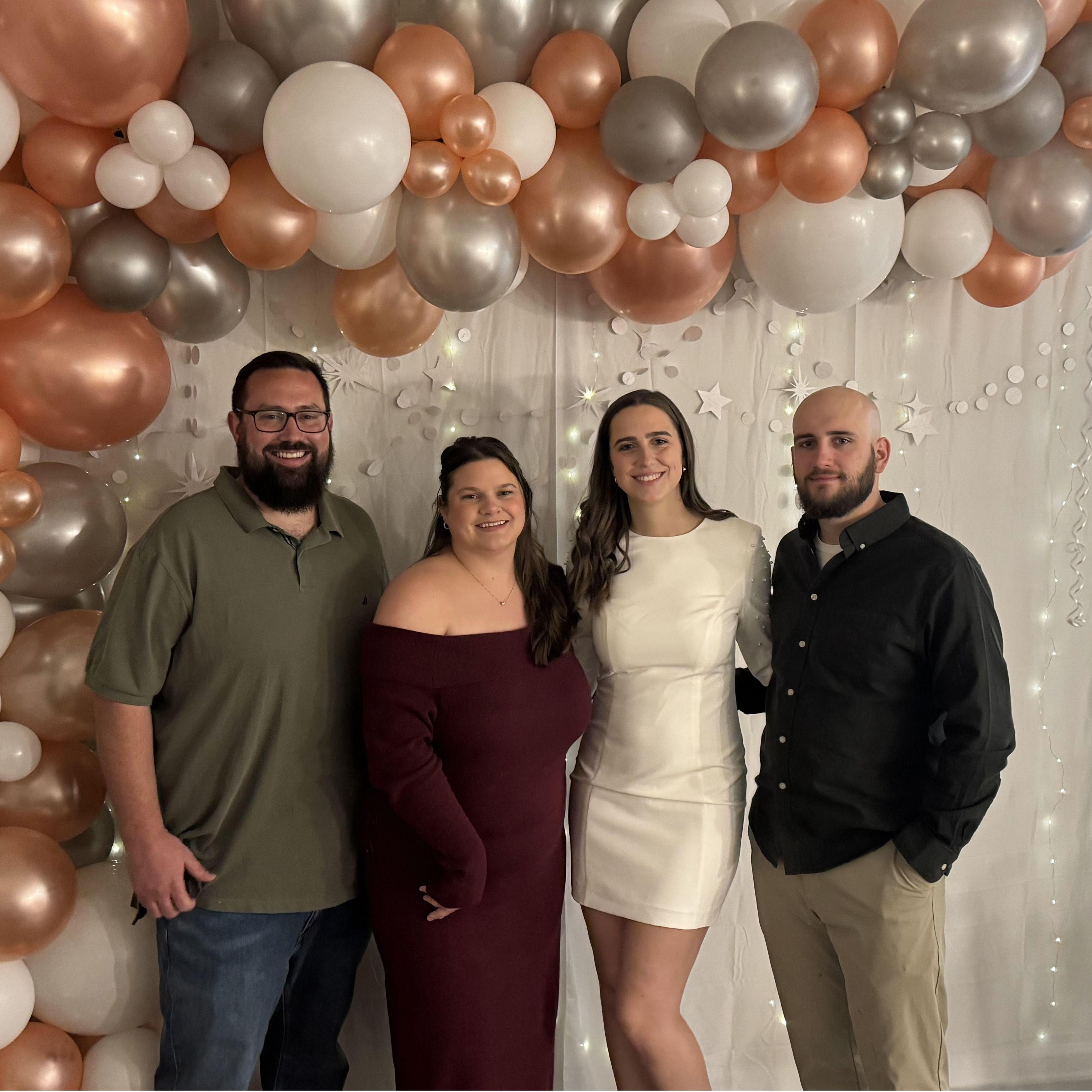 We hosted Amanda and Bill's engagement party
