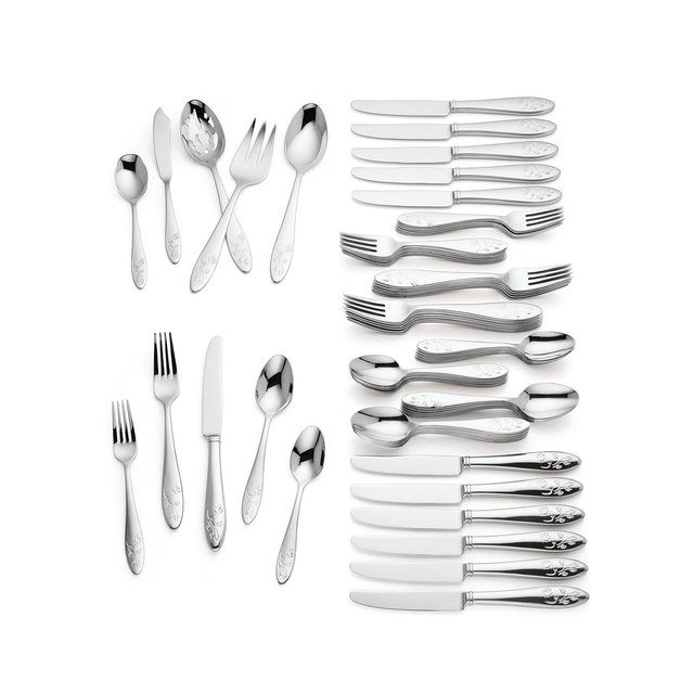 Lenox Butterfly Meadow 65-Pc. Flatware Set, Service for 12