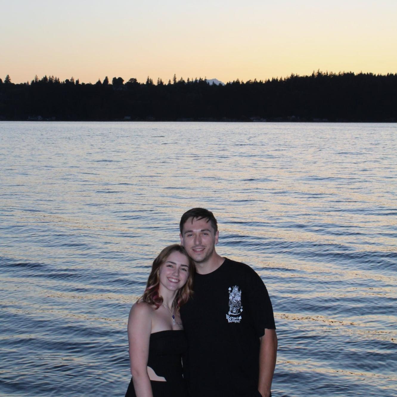 Right before he proposed