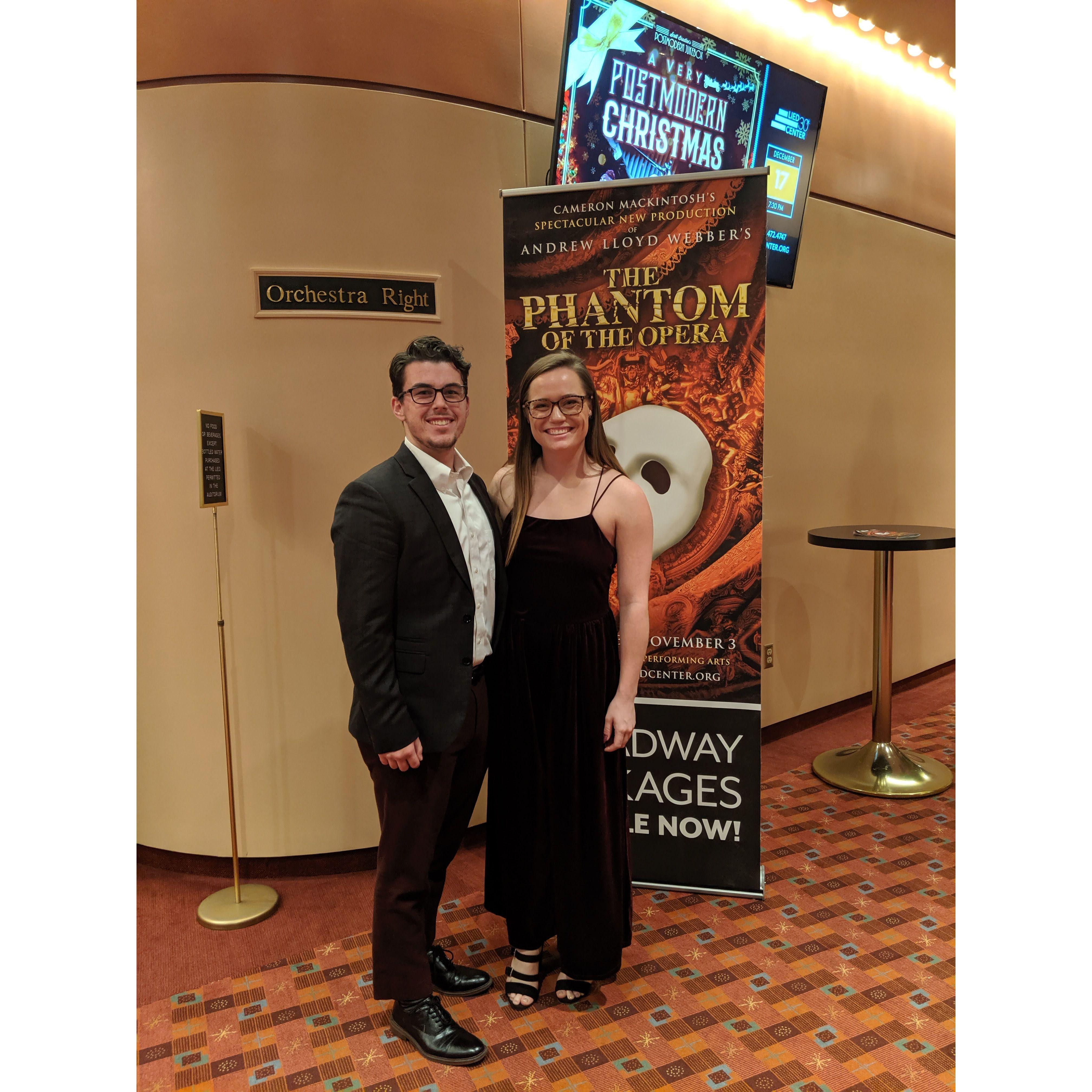 Phantom of the Opera - first show together (2019)