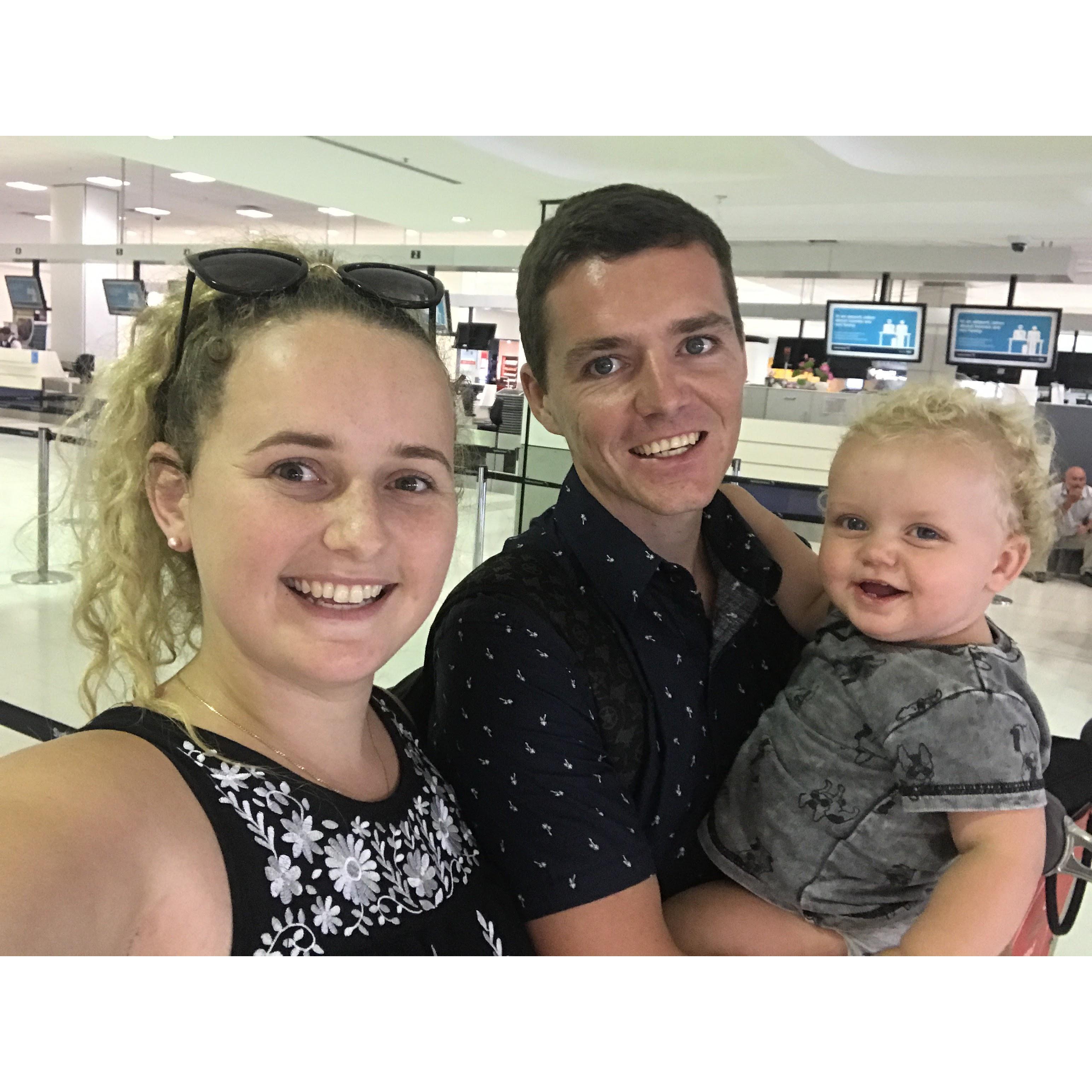 Matt leaves for deployment 2019